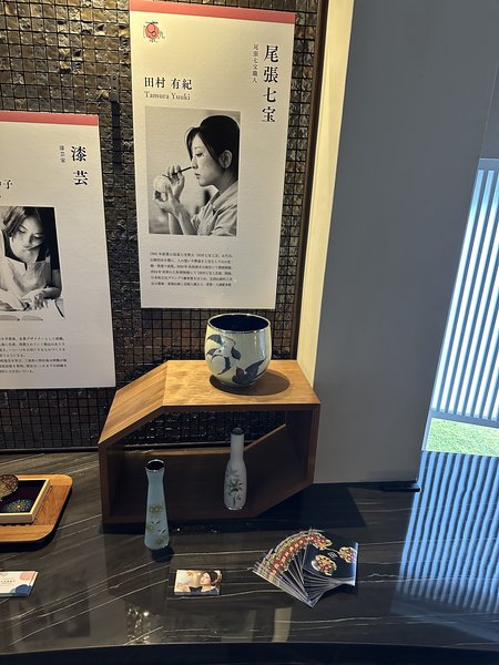 ばさらな夜話 展示 尾張七宝　田村 有紀さん